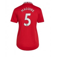 Manchester United Harry Maguire #5 Fotballklær Hjemmedrakt Dame 2022-23 Kortermet
